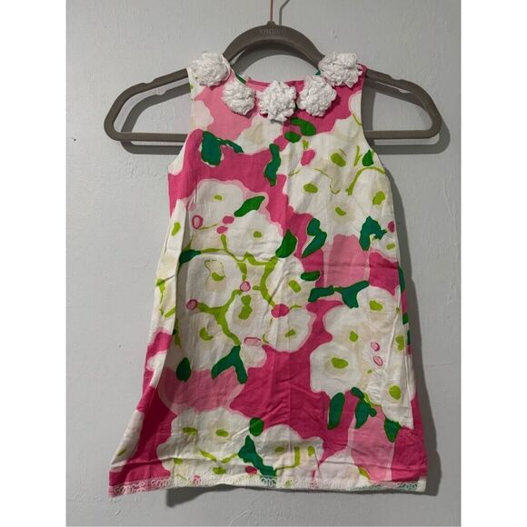 Lilly Pulitzer Other - Lilly Pulitzer little girl pink floral sleeveless dress 4